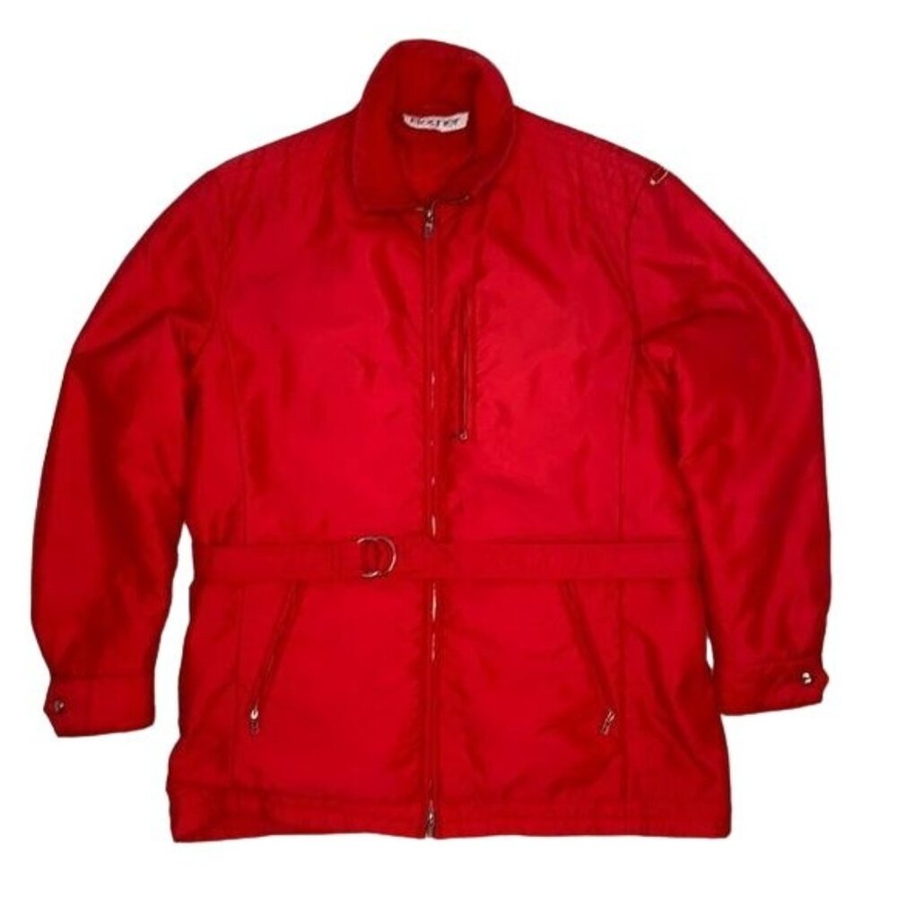 Vintage Bogner Red Winter Ski Jacket: Size 44